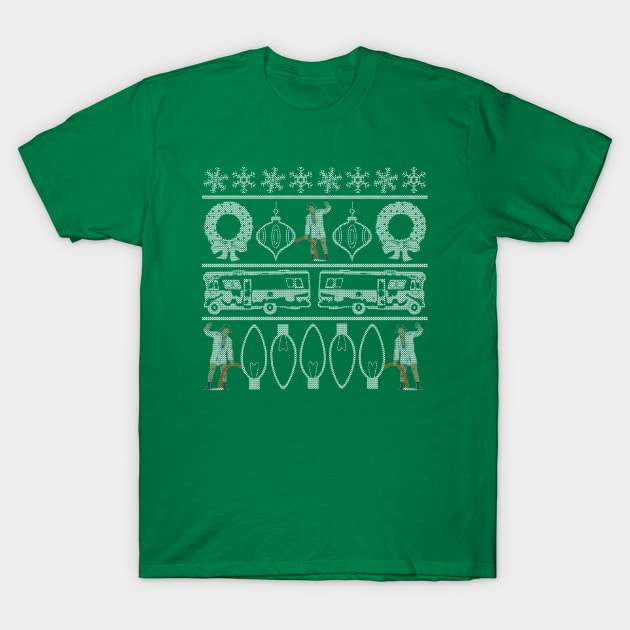 Cousin Eddie Ugly Sweater Christmas Vacation T Shirt TeePublic
